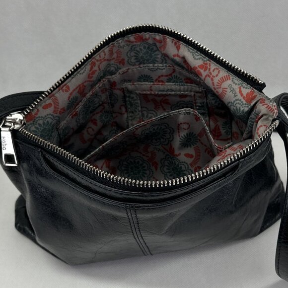 Hobo Mara Leather Zippered Crossbody Bag with Silver-tone Hardware - Picture 8 of 11